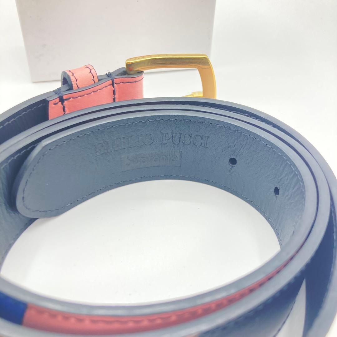 Supreme × EMILIO PUCCI Belt ピンク L/XLサイズ