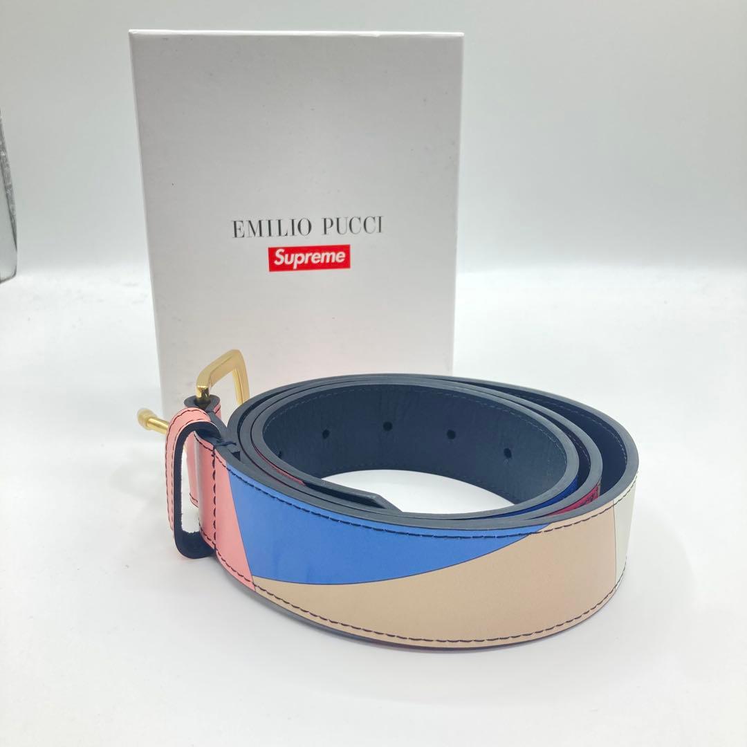 Supreme × EMILIO PUCCI Belt ピンク L/XLサイズ
