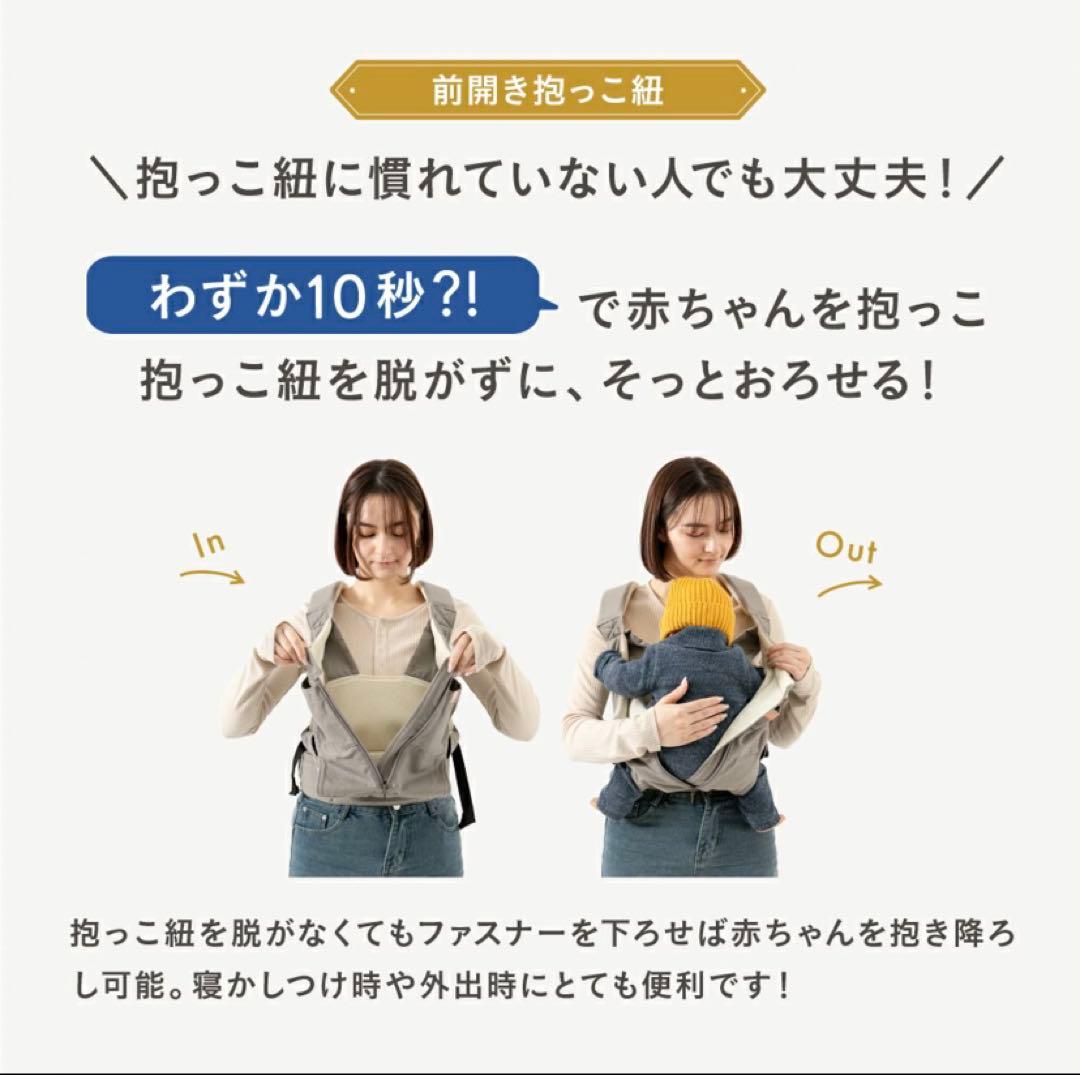 【CUSE BERRY】抱っこ紐 NICO オールメッシュブラック