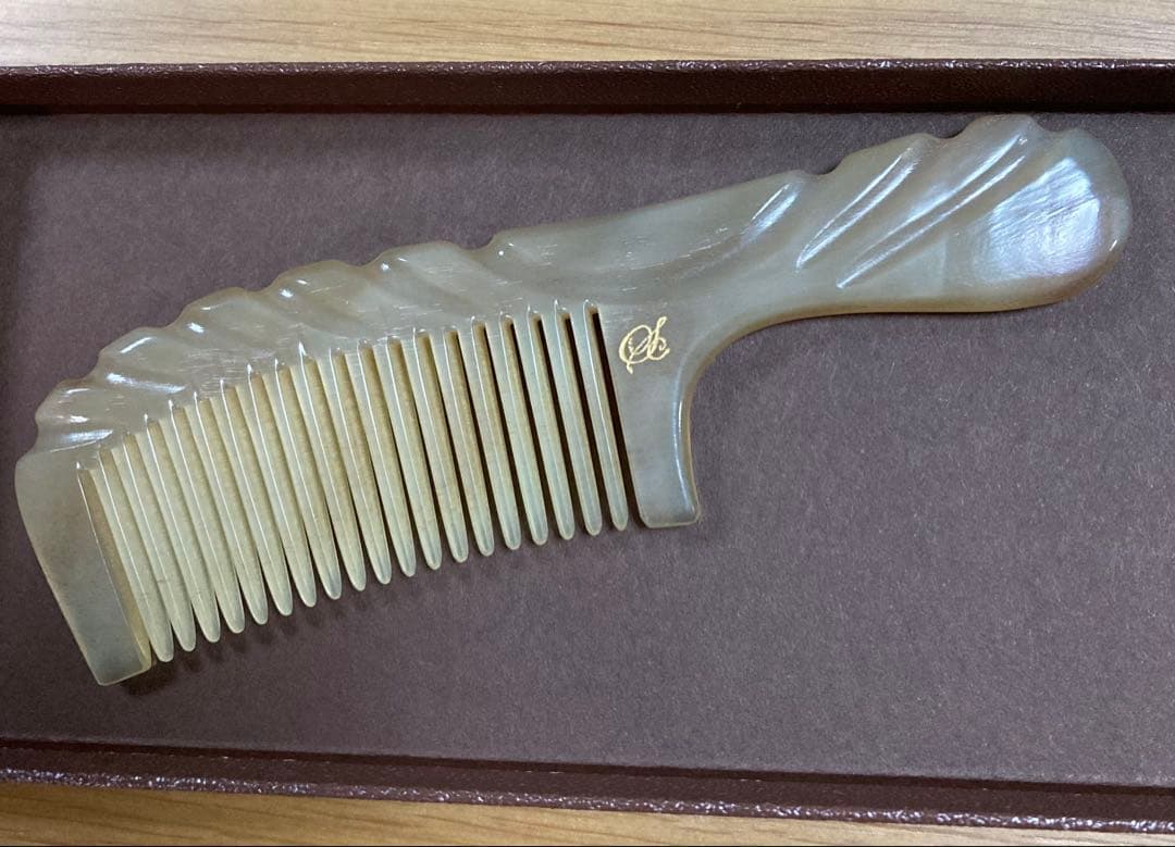 【にゃめ】ステファニーコーム　エメラルドプティハンドル