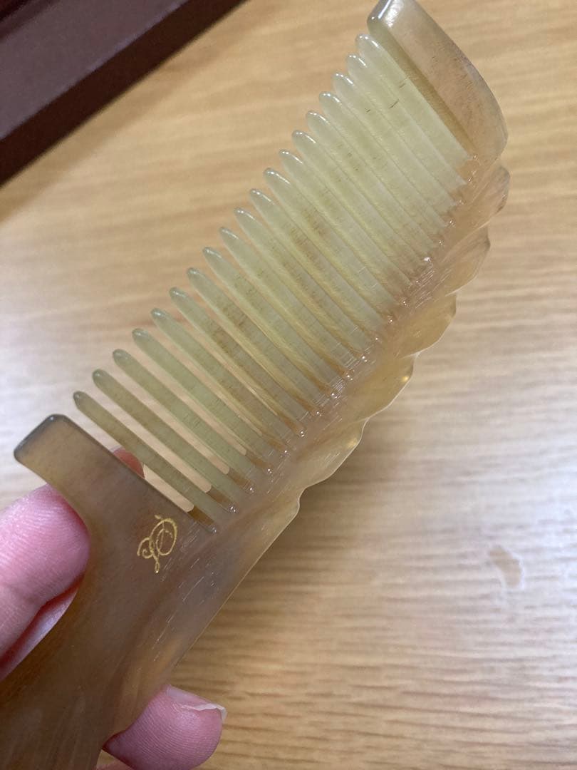 【にゃめ】ステファニーコーム　エメラルドプティハンドル