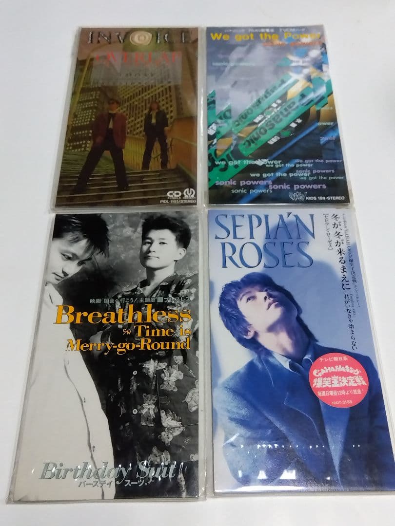 (全美品)未開封多数　男性NM/ ロックポップス系8cmCDシングル６０枚