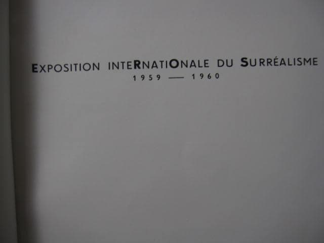 洋書 EXPOSITION INTERNATIONALE DU SURREALISME