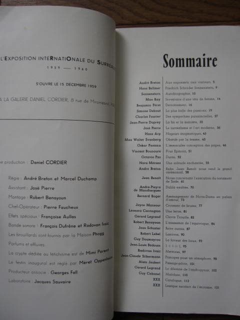 洋書 EXPOSITION INTERNATIONALE DU SURREALISME