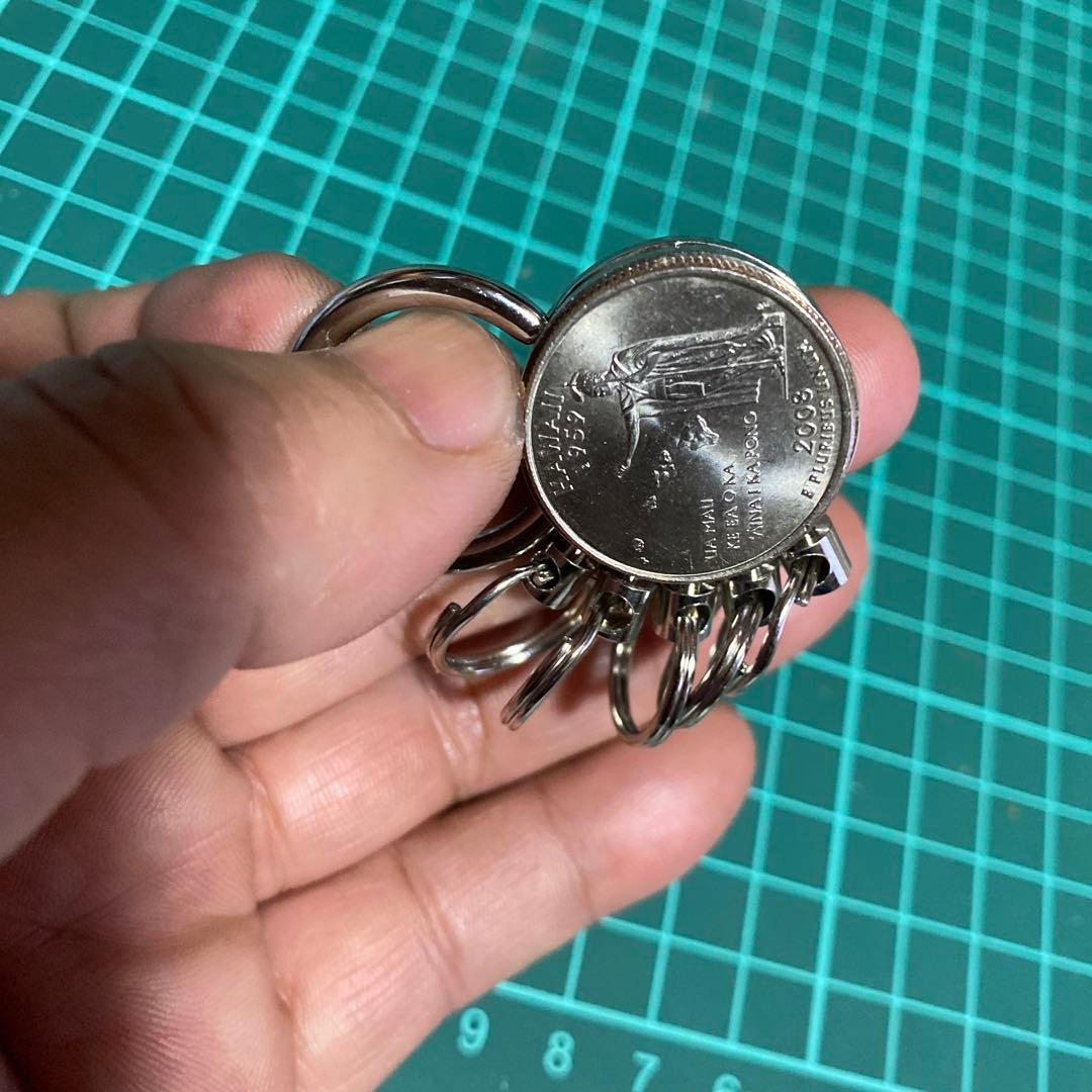 キーホルダー　Oリング　リバティ　ハワイ