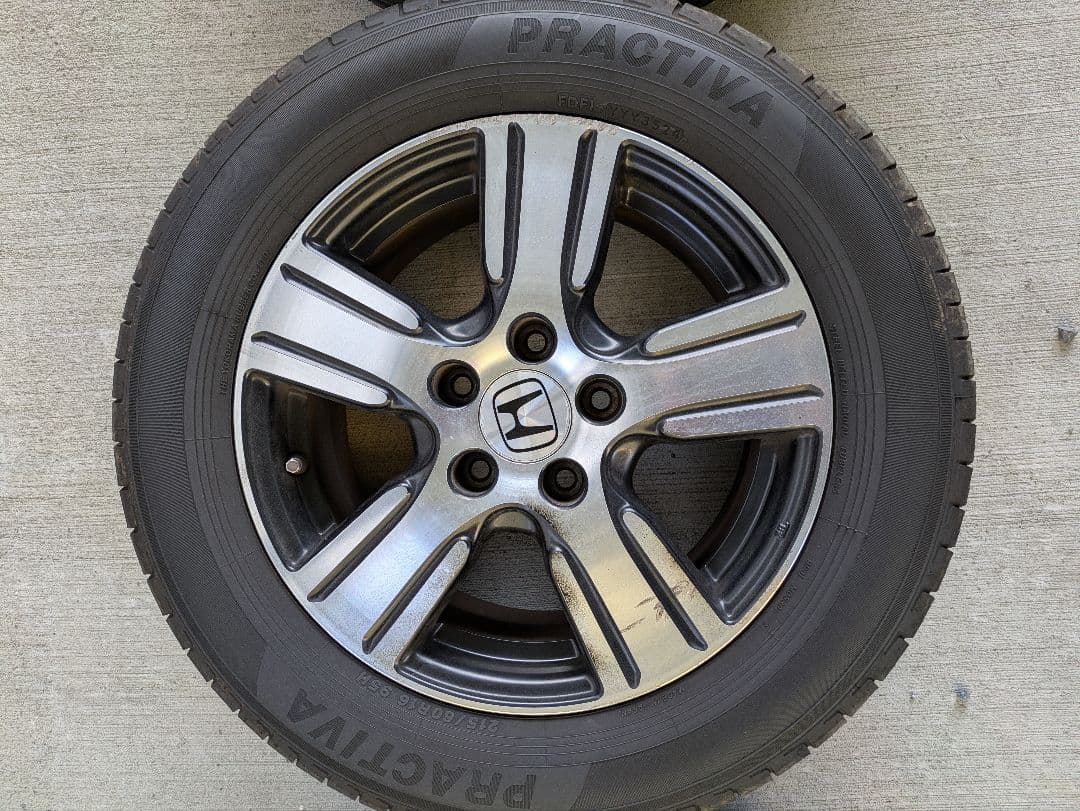 ホンダrc1オデッセイ純正 16インチ ホイールセット PRACTIVA
