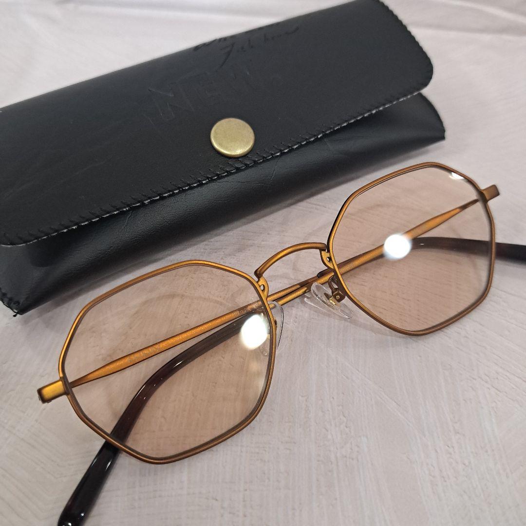 NEW.サングラス ANNEX C-2 アンティークゴールド(ブラウン) 男女兼