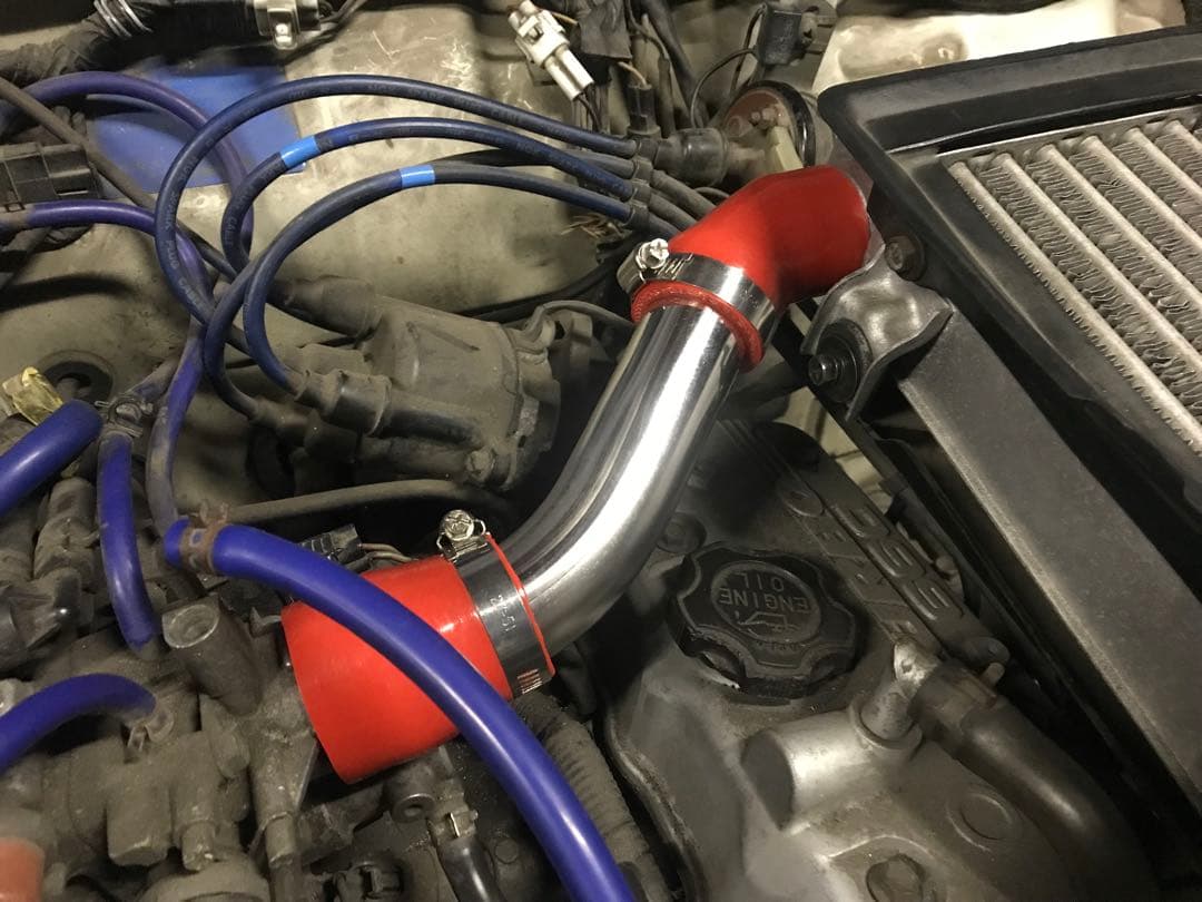 正規商品！ジムニー 【JA12】ターボパイプ2点set SUS製!希少レッド！