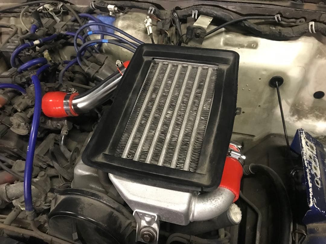 正規商品！ジムニー 【JA12】ターボパイプ2点set SUS製!希少レッド！