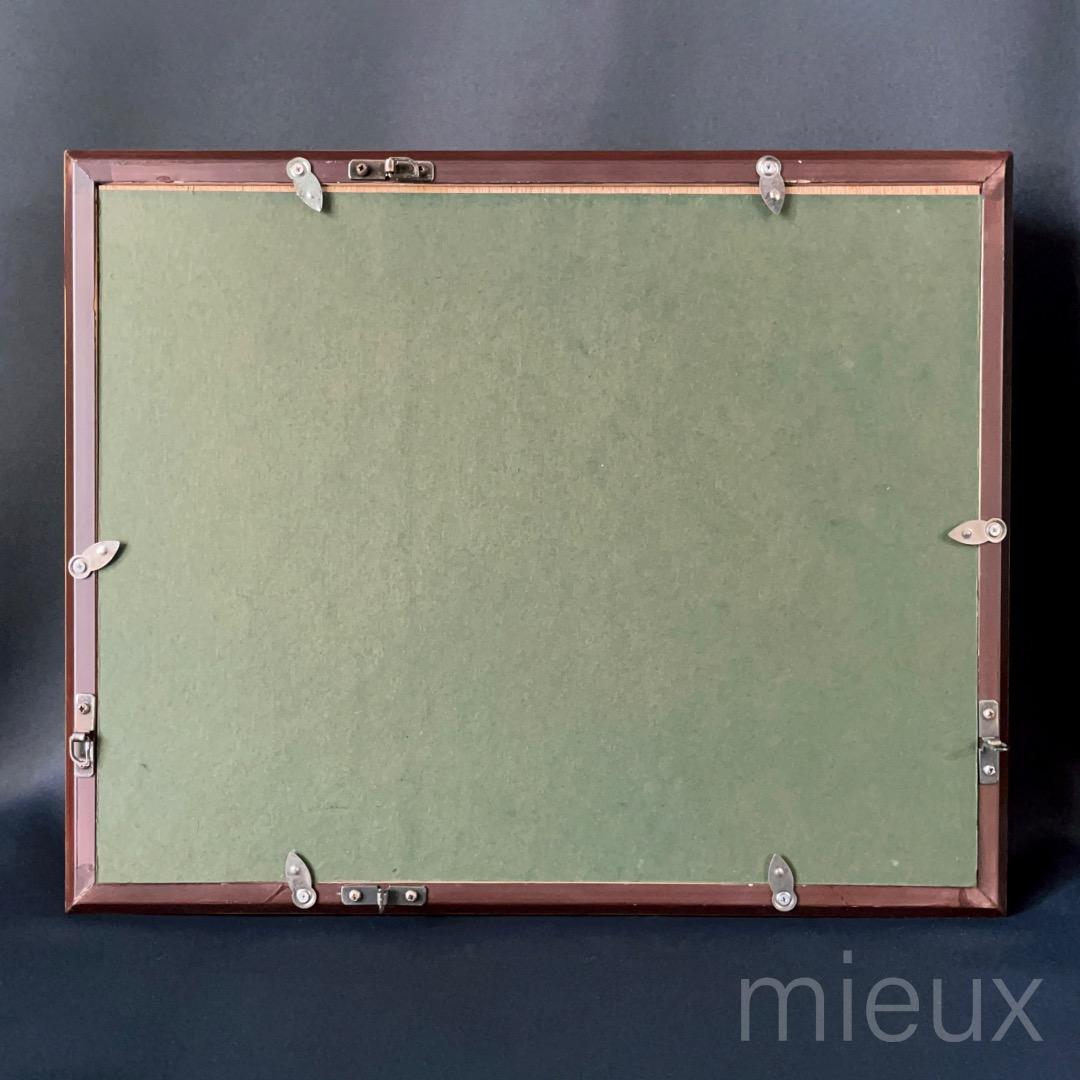 李景朝「フライパン」油彩 油絵 額付 サイン入り 中古 美品