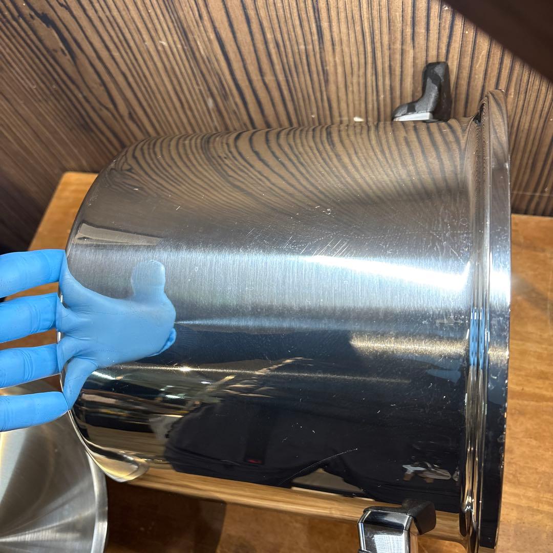 18/8ステンレス アムウェイ クイーン 10L シチューパン