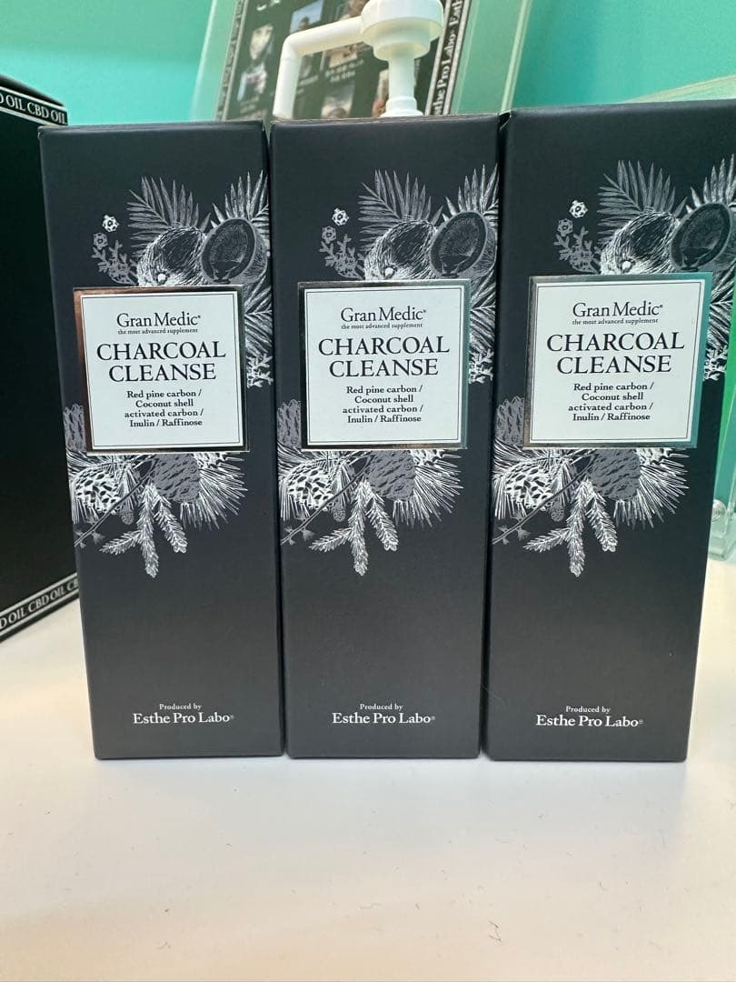 【新品・未開封】グランメディック チャコールクレンズ 500mL × 3本セット