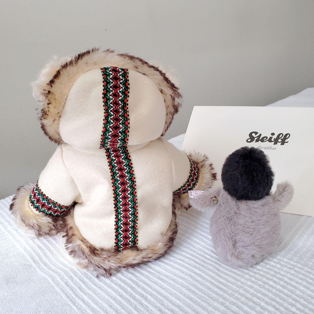 【みなみ】 Steiff エスキモーベアとペンギン 世界1500体限定品