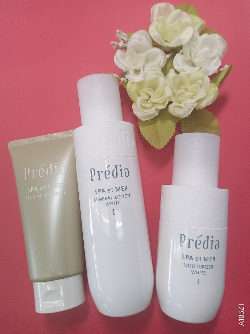 新品未開封品プレディアスパエメールホワイト１しっとり化粧水＋乳液⊕洗顔