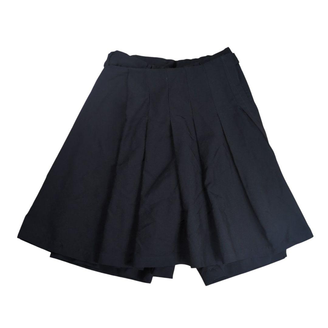 【希少】ブラックコムデギャルソン プリーツ エステルラップショートパンツ