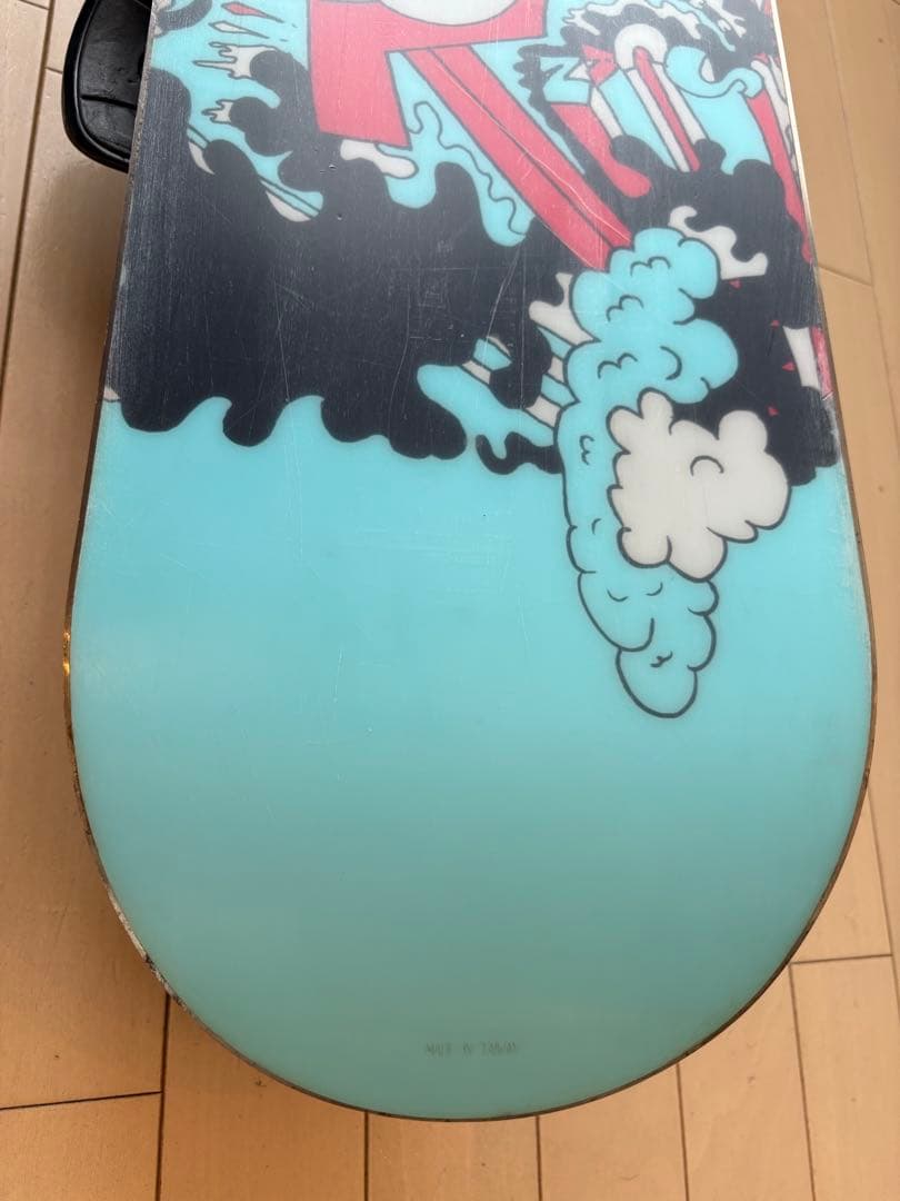 ロシニョール　スノーボード板110cm ビンディングサロモン2点セット