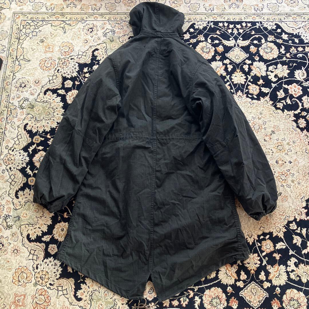 1980年代　米軍実物ナイトカモフラージュパーカー後染め、黒染め