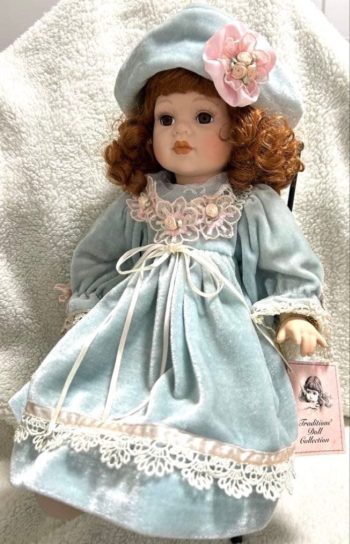 ビスクドール　トラディションズ ドールコレクション タグ•イス付き