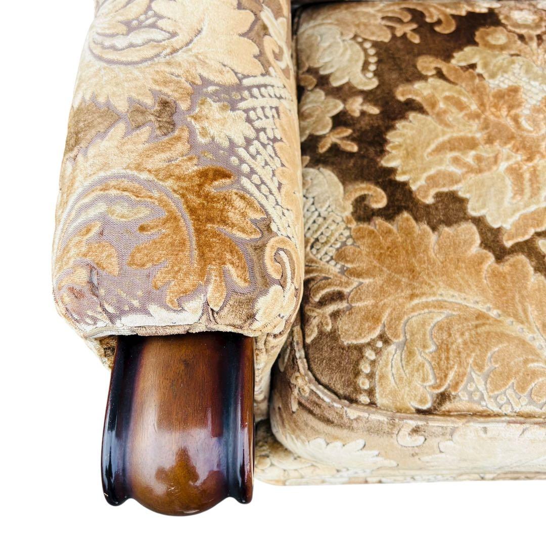 オールドカリモク 1人掛けソファ 金華山　昭和レトロ　ヴィンテージ