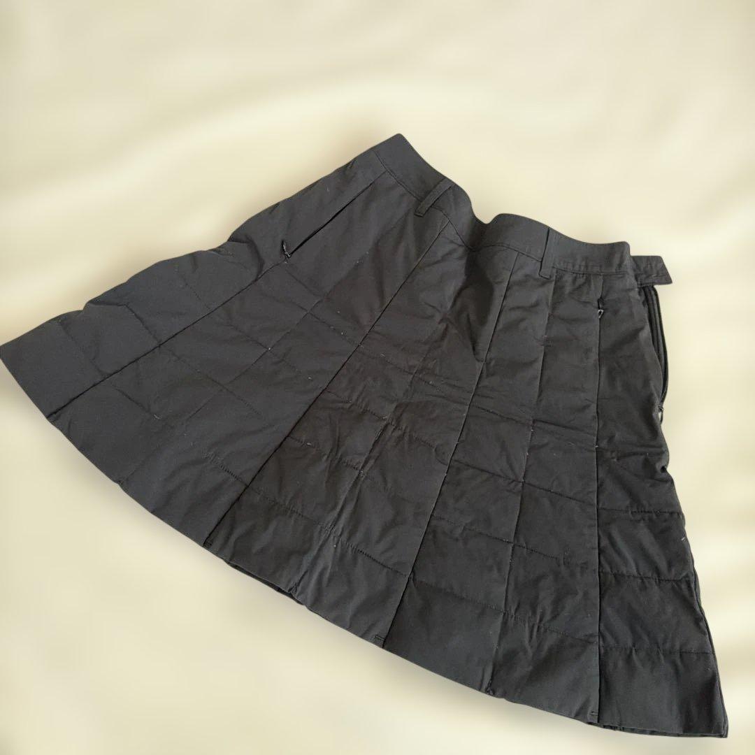 アルチビオ　フェザー入りキルティングスカート　36 黒
