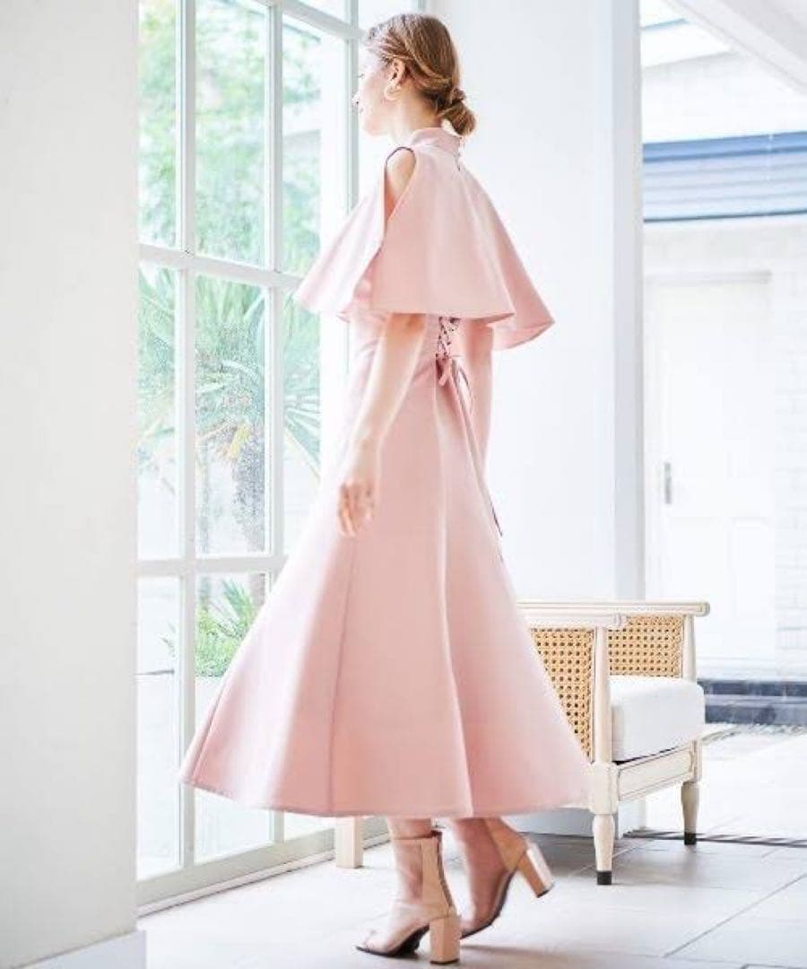 アンドクチュール♡ ケープレイヤードドレス