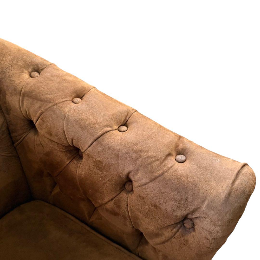 HR639 VINCENT コンパクトチェスターフィールド シングルソファ