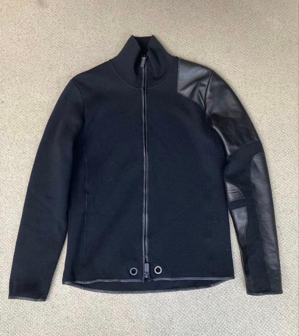 Bally 袖レザー　ドライバーズニット　03〜06頃