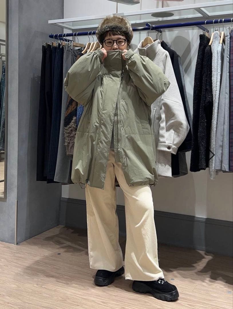 新品 ローリーズファーム 撥水加工・保温効果 モンスターコート 手洗い可 タグ付