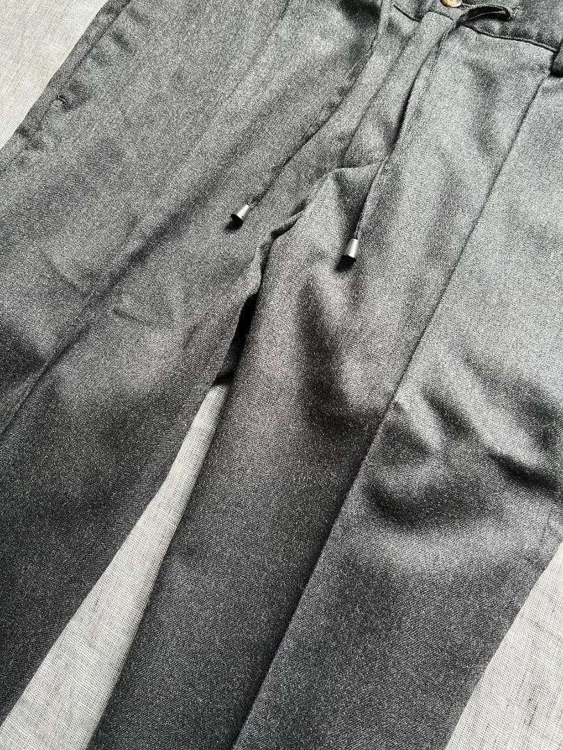 giabsarchivio MASACCIO 永久クリース ウールパンツ