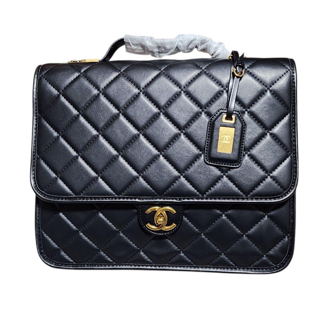 D*≦様 CHANEL　リュック　キルティング　黒　ノベルティ