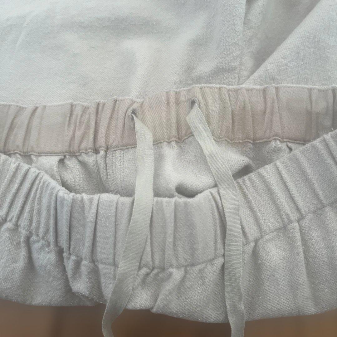 evam eva定番パンツ ウエストゴム