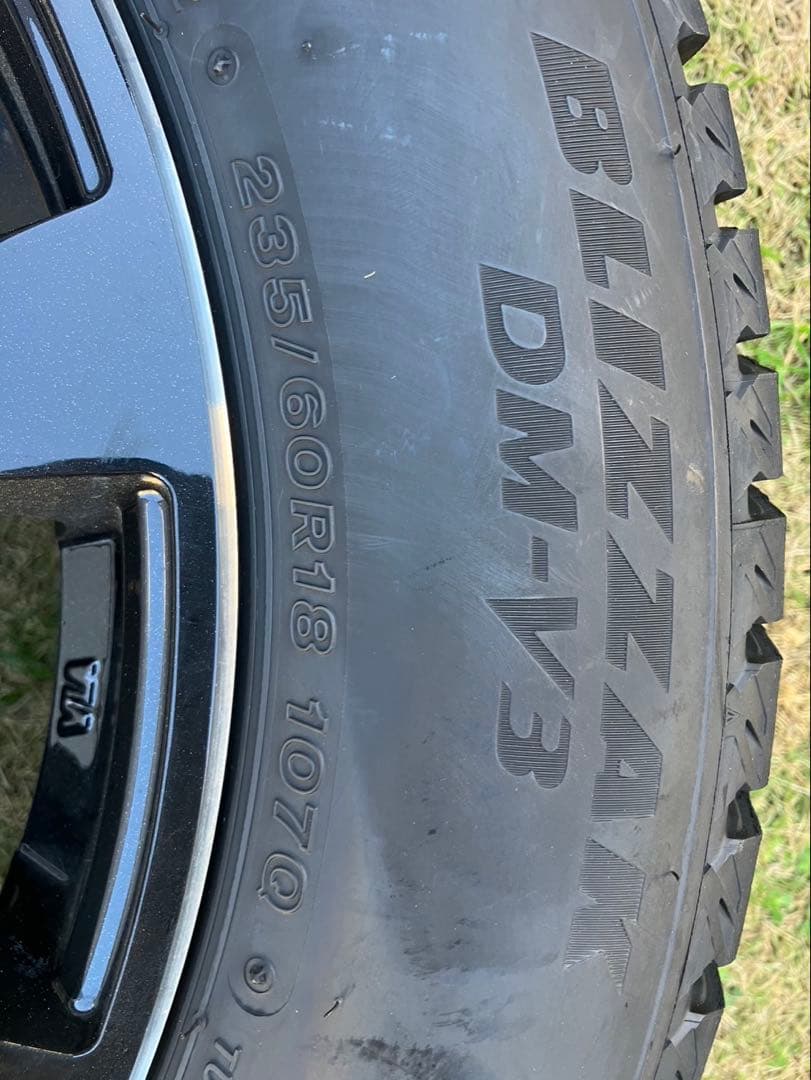 レクサスNX RXスタッドレスタイヤホイール 235/60/18ブリヂストン