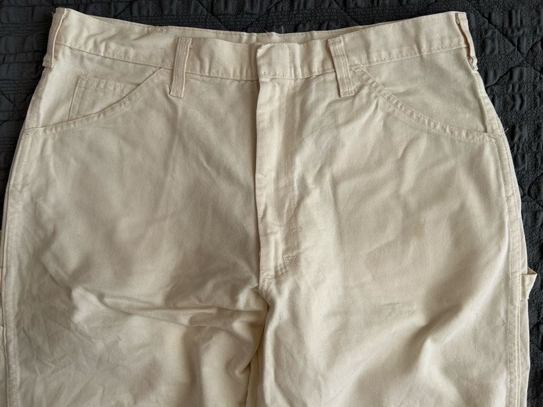 【古着】ディッキーズ ホワイトペインターパンツ チビタグ
