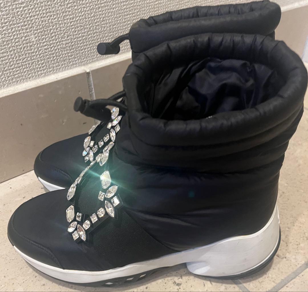 ロジェヴィヴィエ　ヴィヴ ラン スノーブーツ　35 黒