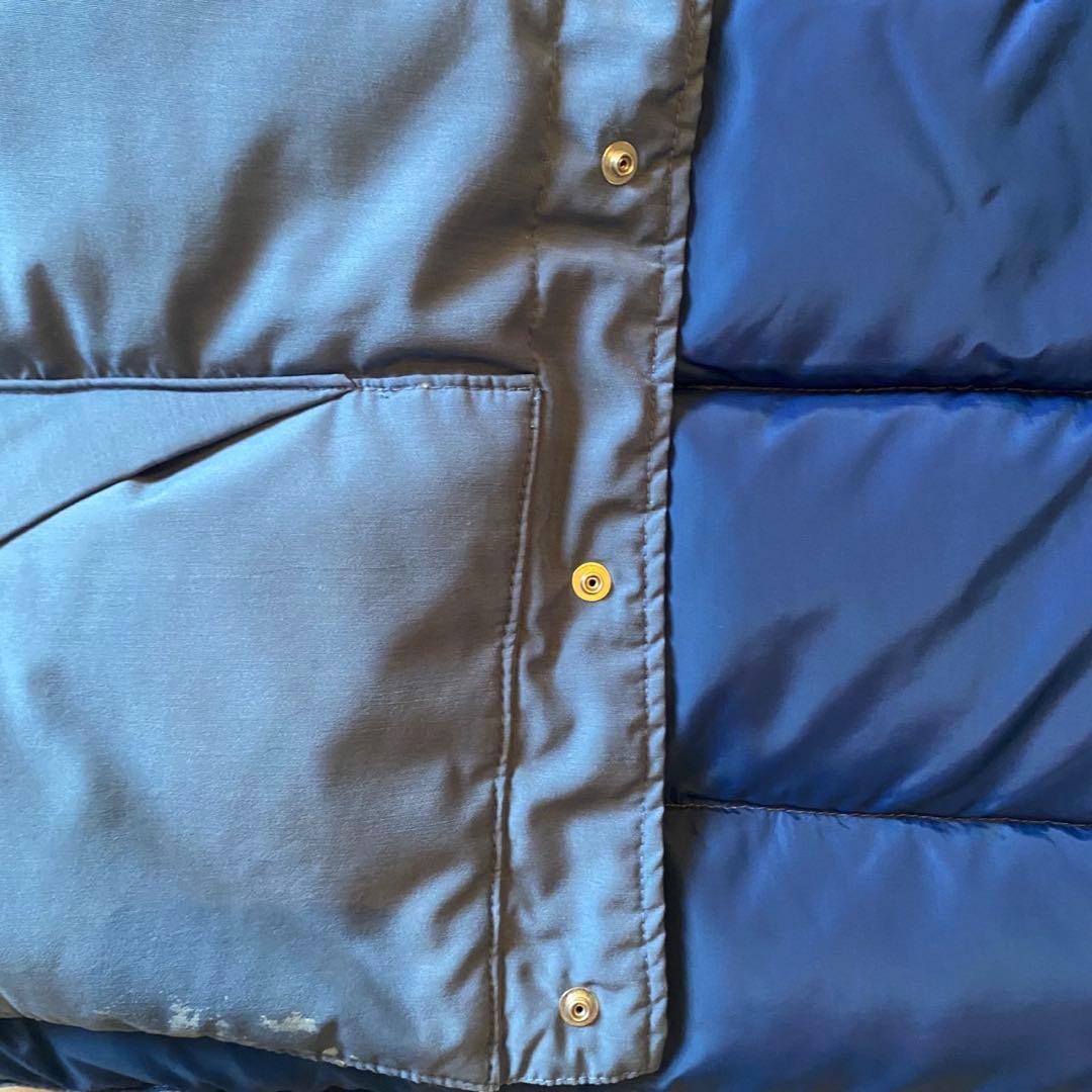 古着 70s.80'S JCPENNY ハイネック ダウンベスト スナップボタン