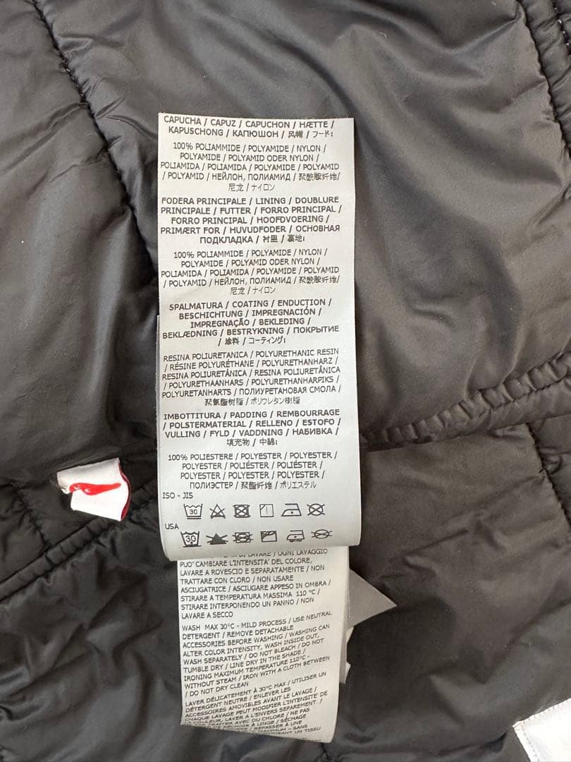 ストーンアイランドSTONE ナイロンメタル中綿モッズコート黒Ｌ