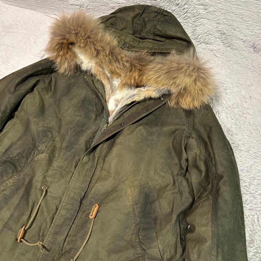 SAGE DE CRET サージュデクレ　モッズコート　ファー付き　着脱可能　M