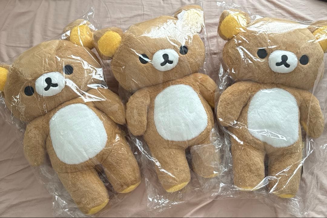 新品3点セット　成くま式 プレミアム ぬいぐるみ リラックマ　L 限定　20周年