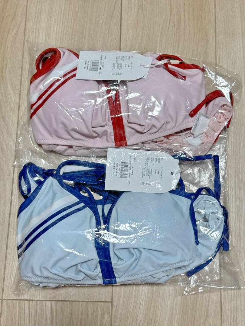 ダーリッチ　フリルデザインラインビキニ