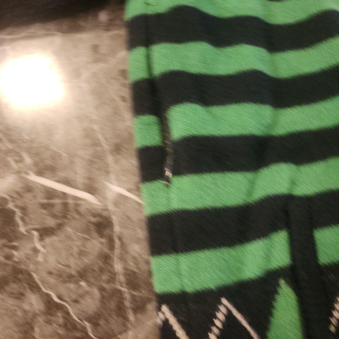 緑と黒のストライプジャケット 89