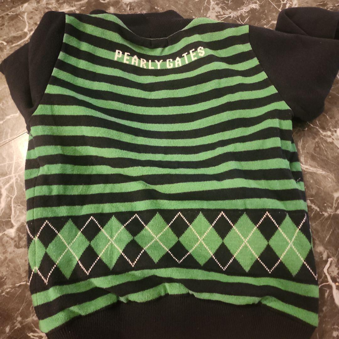 緑と黒のストライプジャケット 89