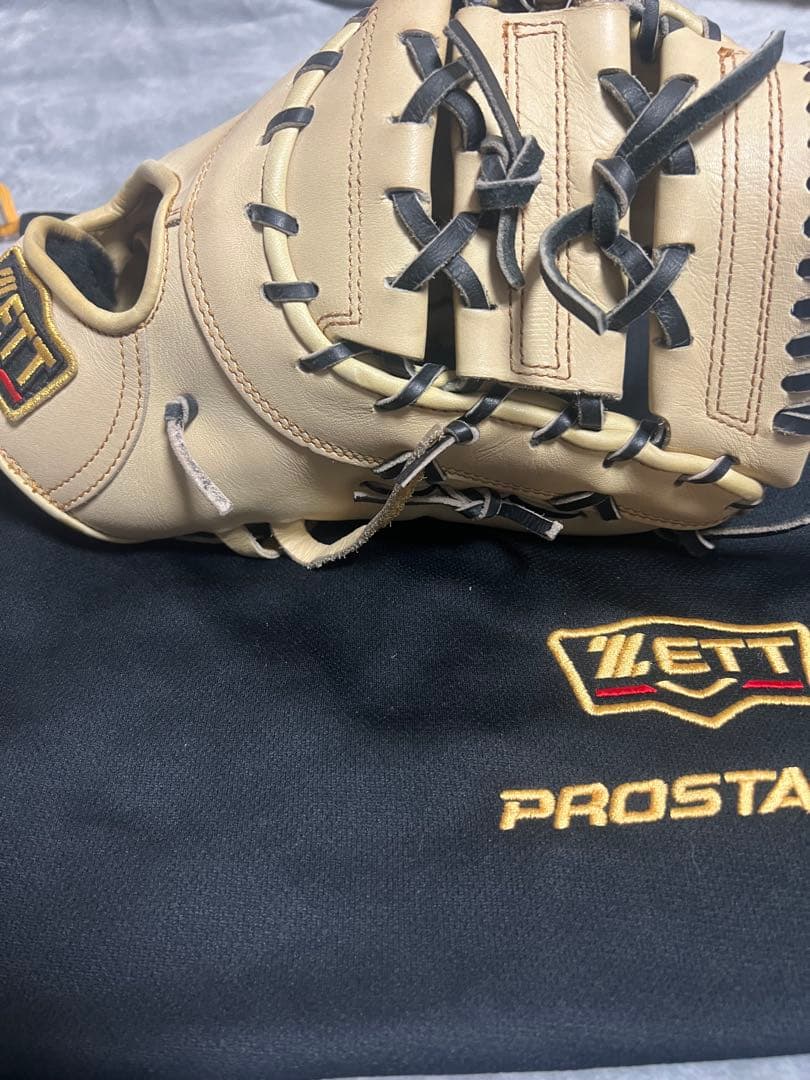 ZETTプロステイタス硬式グラブファーストミット