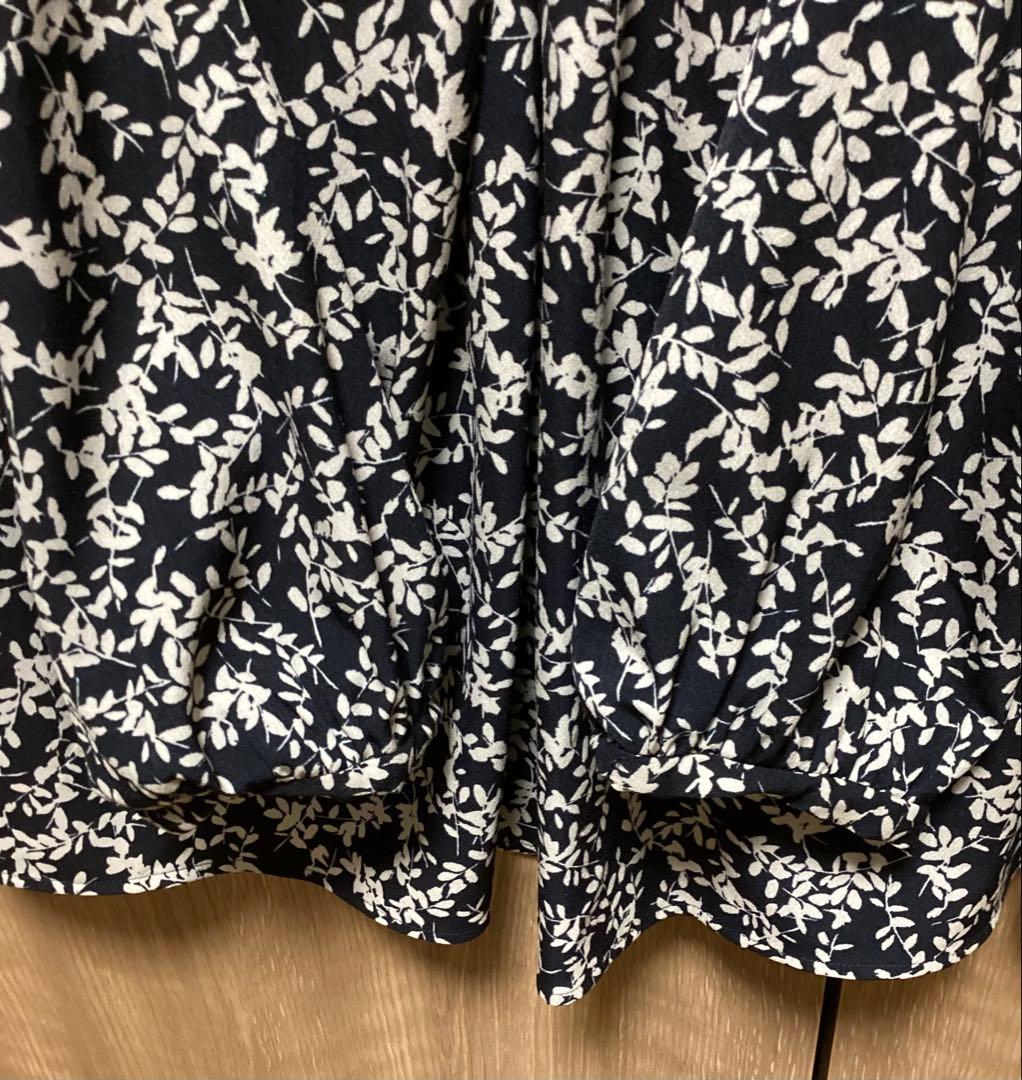 2025SS 完売品　23区　【洗える】シャドーリーフ プリント ブラウス