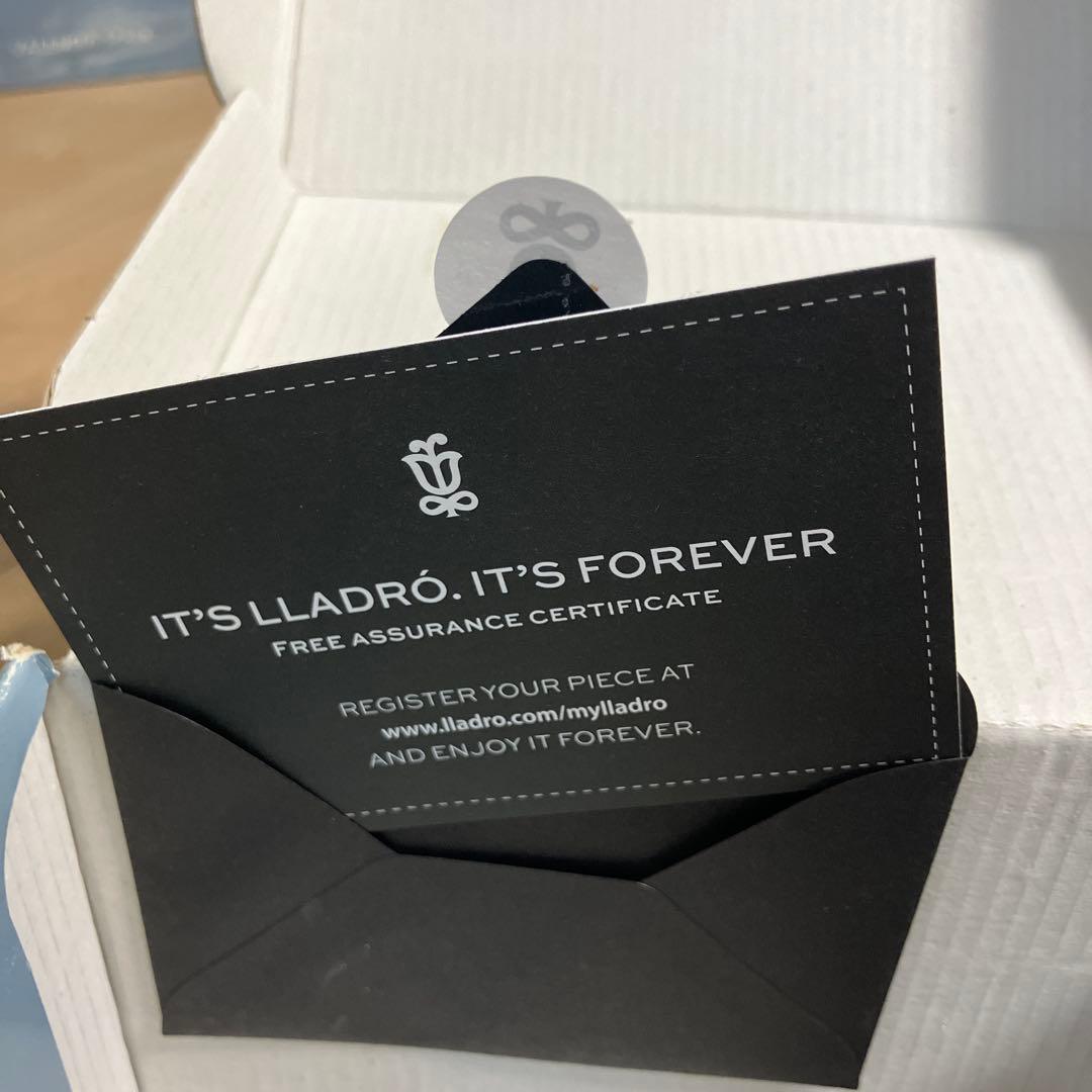 陶器製 子供と鳥の置物 LLADRO