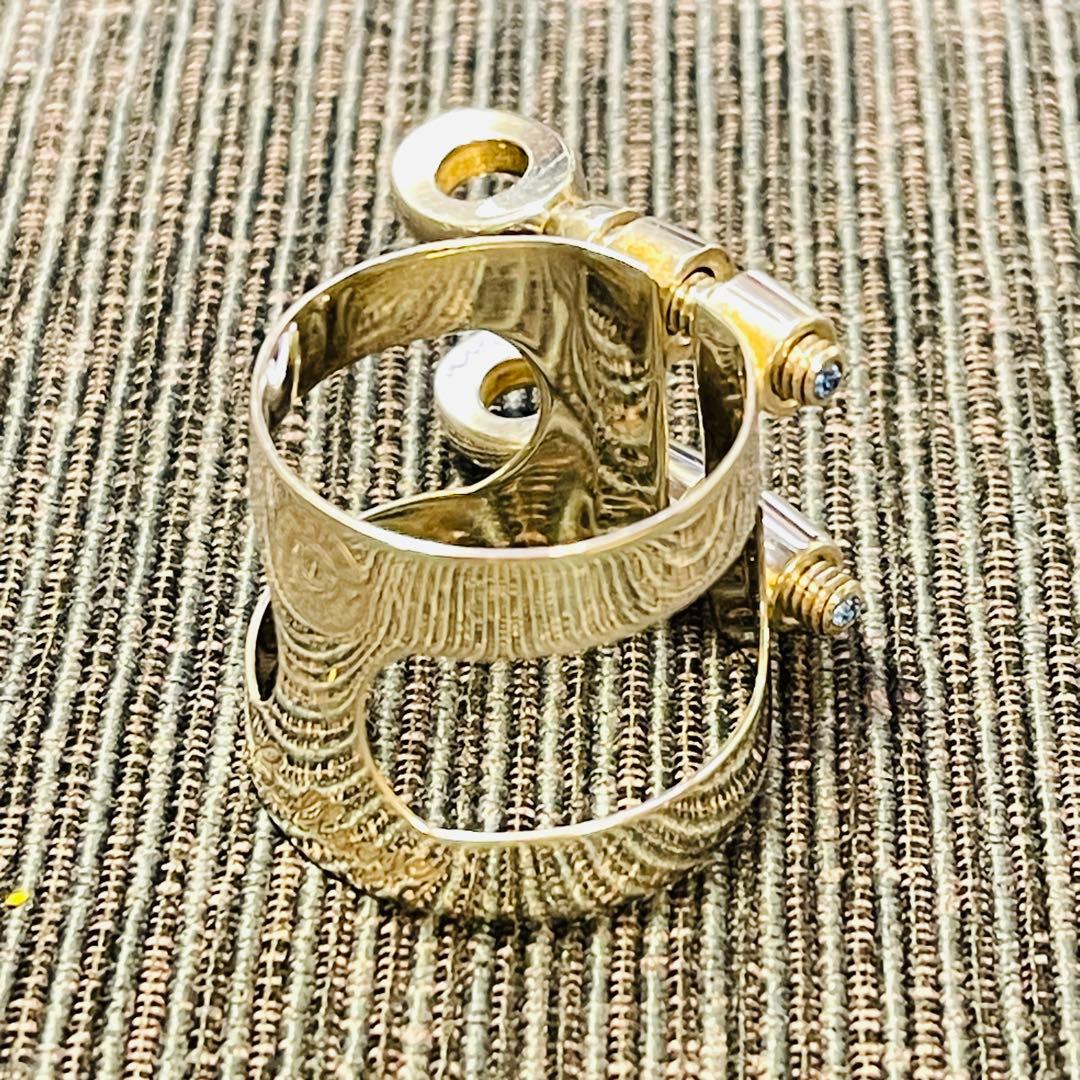 クラリネットリガチャー ブルズアイ ブルズEXスターリングシルバー 総銀製