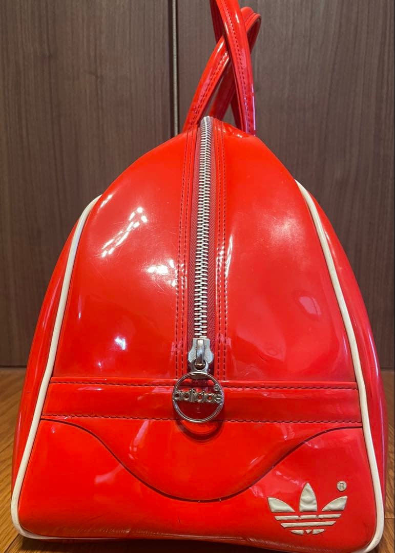 ガラス希少 80s adidasボストンバッグ　アディダス　トレフォイル