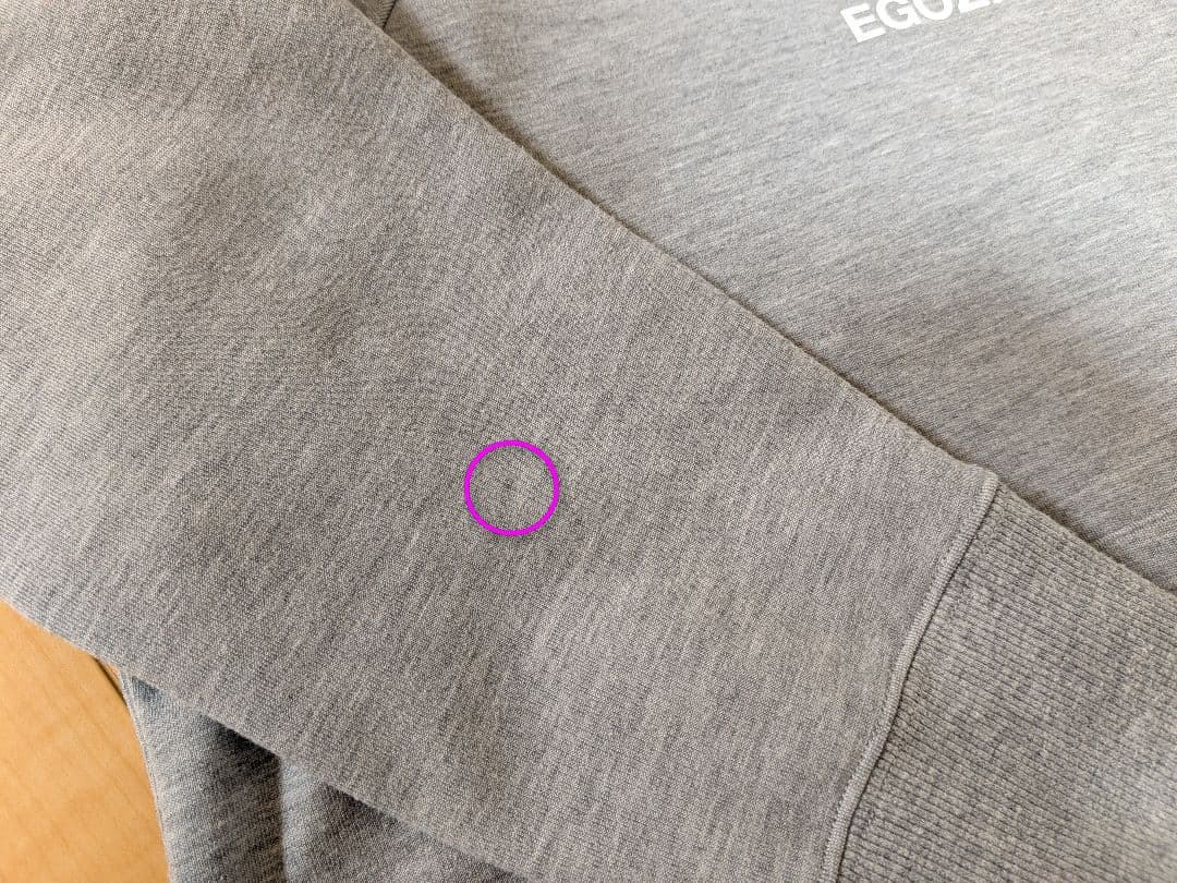 EGOZARU　セットアップ　グレー　S　パーカー