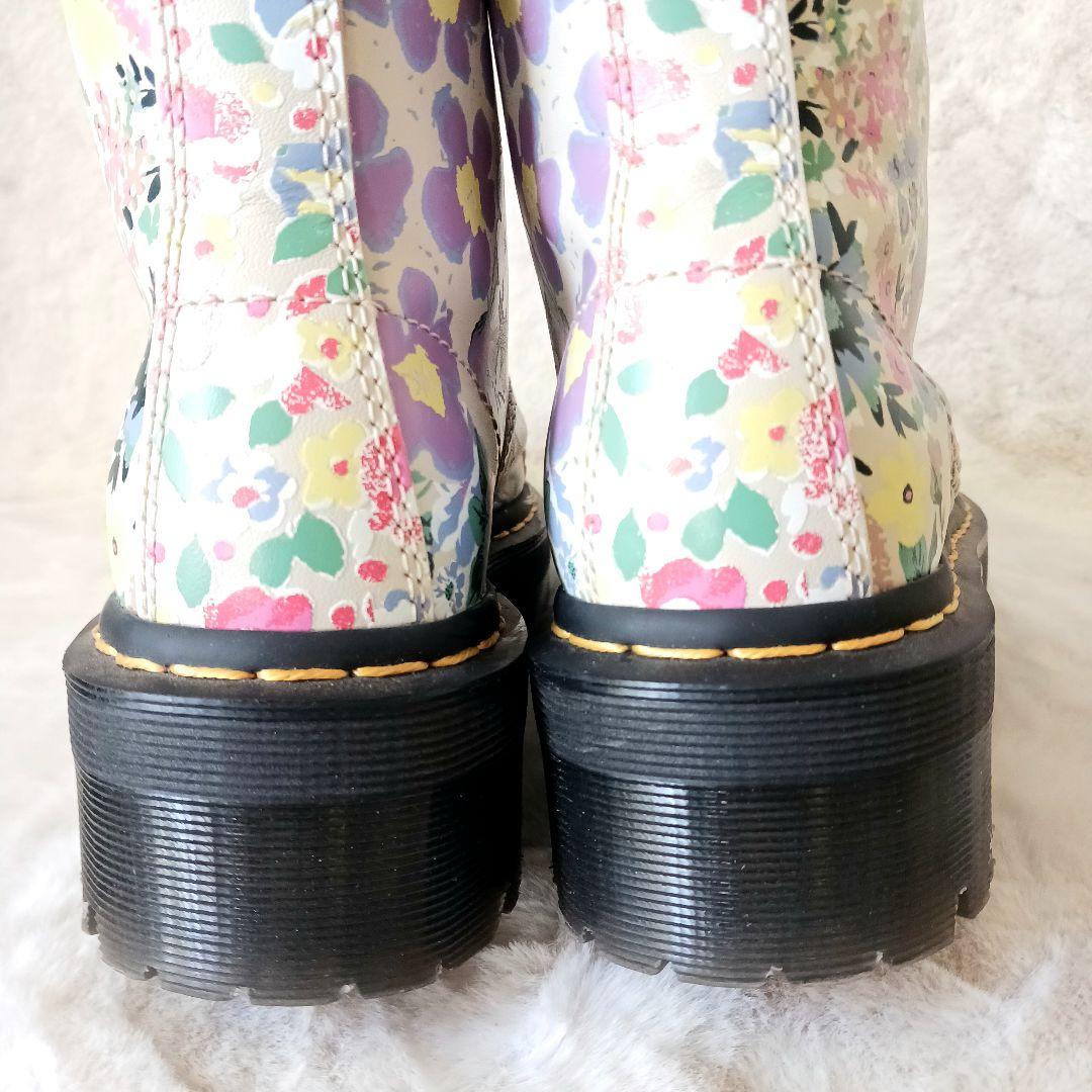 未使用品　Dr.Martens　シンクレア ブーツ　厚底　春カラー　花柄