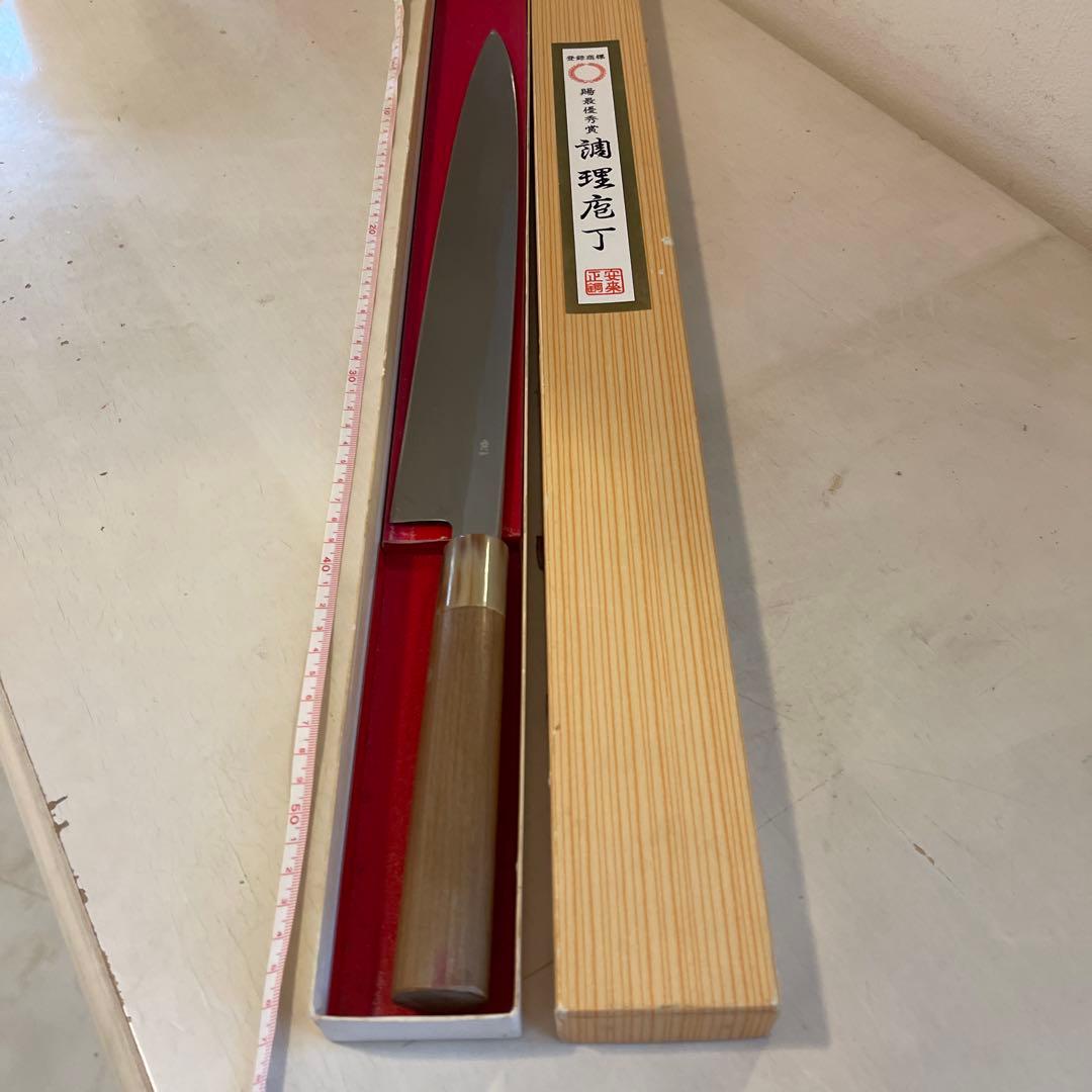 柳刃包丁 刺身包丁　360mm 安来鋼　青紙１号　一尺2寸 最後の１本