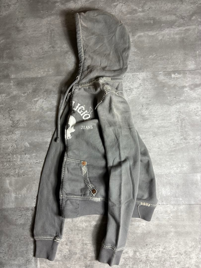 true religion パーカー Y2K グレー レディース